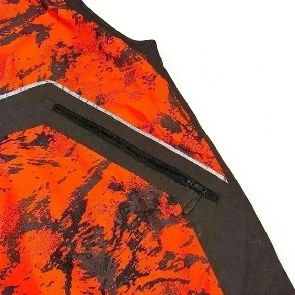 Harkila Wildboar Pro Safety waistcoat AXIS MSP  Orange Blaze/Shadow 4XL - Picture 9 of 10